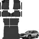 Floor Mats for 2026 2025 Subaru Forester Hybrid Upgrade Trunk Mat with Backrest Mat All Weather TPE Floor Liners Fit for 2026 Forester Anti-Slip Full Set Car Accessories (Not for Fuel)