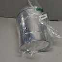 YOUEON 4 Liter Ice Bucket with Scoop and Lid, Double Walled Insulated Ice Bucket for Parties, Cocktail Bar, Wine Chiller, Beverage Tub with Carry Handles, Indoor & Outdoor Use, Silver