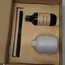 Craft & Kin Christmas Reed Diffuser for Home & Bathroom  Rose & Oud Holiday Reed Diffuser Set with Fragrance Sticks, Long-Lasting Alcohol-Free Scent, Earthenware Collection, 6.7oz