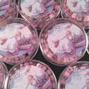 YRP 12 pcs New Pink Scented Wooden Rosaries Baby Baptism Party Favors Recuerdos Rosario