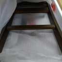 COLAMY 25 Inch Modern Wooden Bar Stools, Counter Height Bar Stools Set of 4, Upholstered Fabric Barstools Dining Chairs with Backs and Wooden Legs for Kitchen Island Dining Living Room, Brown Black