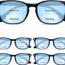 CCVOO 5 pack Reading Glasses for Women/Men, Bifocal, Progressive, Readers for Women/Men, Eye glasses, Blue Light Glasses, Magnification Strength: 0.5 x