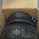 15x6.00-6 Replacement Lawn Mower Tires - 2 Pack Heavy Duty15x6.00-6nhs Rubber Tire and Wheel - Riding Lawn Mower Tires with Bearing Bore 3/4 Inch - Compatible with Most Riding Mowers and Lawn Tractors