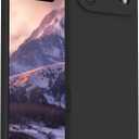 FireNova Magnetic for iPhone Air Case, Compatible with MagSafe, [Integrated Silicone Camera Control Button] [Camera Protection] Microfiber Lining Phone Case for iPhone 17 Air, 6.5", Black