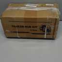 2 Sets 4 on 4'' Trailer Hub Kit for 2000 lbs 1" or 1-1/16" Trailer Straight Axle, 4x4'' Trailer Idler Hub Kit 4 Bolt, Fits 1" and 1-1/16" Spindle, Trailer Hub Kit with Extra Cap & Rubber Plug