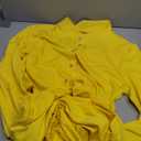 HBQ Women's Summer 2 Piece Outfits Casual Tracksuit Short Sleeve Button Down Crop Top Wide Leg Long Pant Lounge Sets L