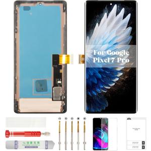 OLED for Google Pixel 7 Pro Screen Replacement for Pixel 7 Pro GE2AE Screen Display for Google Pixel 7 Pro LCD Touch Screen Repair Digitizer with Frame GFE4J GP4BC Black