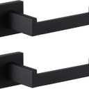 KOKOSIRI Black Toilet Paper Holders Bathroom Toilet Paper Roll Holder SUS304 Stainless Steel Contemporary Wall Mounted, 2 Pack, B2003BK-P2