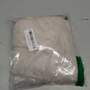 Linen Tablecloth with Tassels, Farmhouse Style Brown Tablecloth, Water Resistant Burlap Tablecloths for Round Table, 52 Inch Round, Tassel/Natural