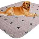 SincoPet Washable Dog Pee Pads with Puppy Grooming Gloves,Puppy Pads,Reusable Pet Training Pads,Large Dog Pee Pad,Waterproof Pet Pads for Dog Bed Mat,Super Absorbing Whelping Pads