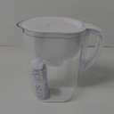 Brita Large Water Filter Pitcher for Tap and Drinking Water, Includes 1 Standard Filter, BPA-Free, Lasts Two Months, 10-Cup Capacity, Bright White