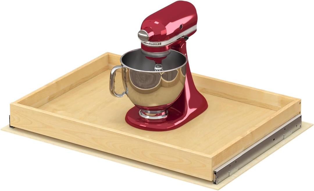 ALINE FURNITURE Pull Out Drawers for Cabinets Birch Wood, 30" W X 21" D Soft Close Slide Out Drawer for Kitchen Cabinets, Pull-out Shelves, Sliding Shelf for Pantry Cabinet Organizer