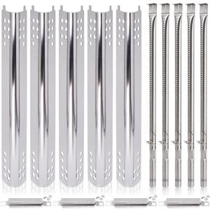 463347519 Replacement Parts for Char-broil Performance 5 Burner, G470-5200-W1 Burner & Heat Plates & Carryover Tubes for Charbroil 463347519, 463243518, 463275517, 463347518, 463373019, 463243519.