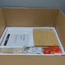 Huuger Narrow End Table with Charging Station, USB-C Port, Fluted Nightstand with Storage Cabinet, Back Rack, Side Table for Small Spaces, 13.4  23.6 Inch Night Stand with Storage, Natural