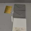 FYSUIMU 50 Pack Baby Shower Thank You Cards Green Baby Cloth Mallard Duck Note Cards with Envelopes Stickers Boxed Greeting Blank Card for Boy Birthday Baby Shower