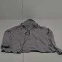 Hanes Women's Slub Jersey Full Zip Hoodie, Size XL