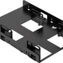 Corsair Dual SSD Mounting Bracket (3.5 Internal Drive Bay to 2.5", Easy Installation) Black (1 Count (Pack of 1))