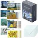 Monolike Message Gogh Card - Mix 40 Mini Single cards, 20 envelopes Package