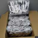 250Pack Plastic Cutlery Packets, Knife Fork Spoon Napkin Salt Pepper Sets, Individually Wrapped Black Plastic Cutlery Packets for Delivery, Cafeterias, Restaurants