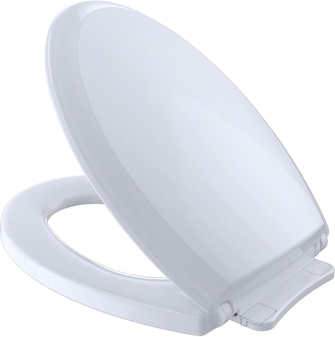 TOTO SS224#01 Guinevere SoftClose Elongated Toilet Seat, Cotton White