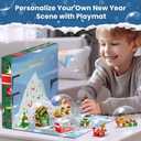Advent Calendar 2025 - Xmas Themed Building Toys - 24 Days Christmas Countdown Calendar, Christmas Stocking Stuffers for 4 5 6 7 8-12 Years Old Boys Girls Kids