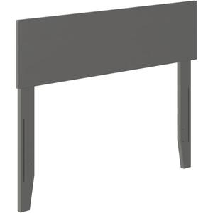 AFI, Orlando Twin Adjustable Modern Solid Wood Panel Headboard, Grey
