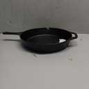 Utopia Kitchen Cast Iron Frying Pan 12 Inch, Cast Iron Chefs Pan, Pre Seasoned Skillet, Safe Grill Cookware for Indoor & Outdoor Use, Black