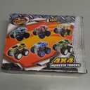 Monster Trucks Toys for Boys and Girls, 4-Wheel Drive Friction Powered 6-Pack Push and Go Toy Cars with Giant Wheels, 360 Crazy Stunts, Age 3, 4-7 and Above (6 Pack)