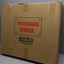 FENCHILIN Vanity Mirror with Lights, Hollywood Lighted Makeup Mirror with 15 Dimmable LED Bulbs for Dressing Room & Bedroom, Slim Metal Frame Design, White (White-usb+typec Charging)