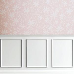 Hungbak 2 Set of 16" x 24" Pre-Cut Accent Wall Molding Trim Kit, Peel and Stick Premade Wainscoting Panels for Interior Decoration, Ready to Assemble Chair Rail Moulding