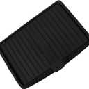 Dish Drainer and Microwave Grease Tray, Large Plastic Draining Board with Non-Stick Cover, Black Drying Rack Tray, Large Draining Tray with Side Drop Slope Diversion for Pots, Bowl, Cup, Kitchenware
