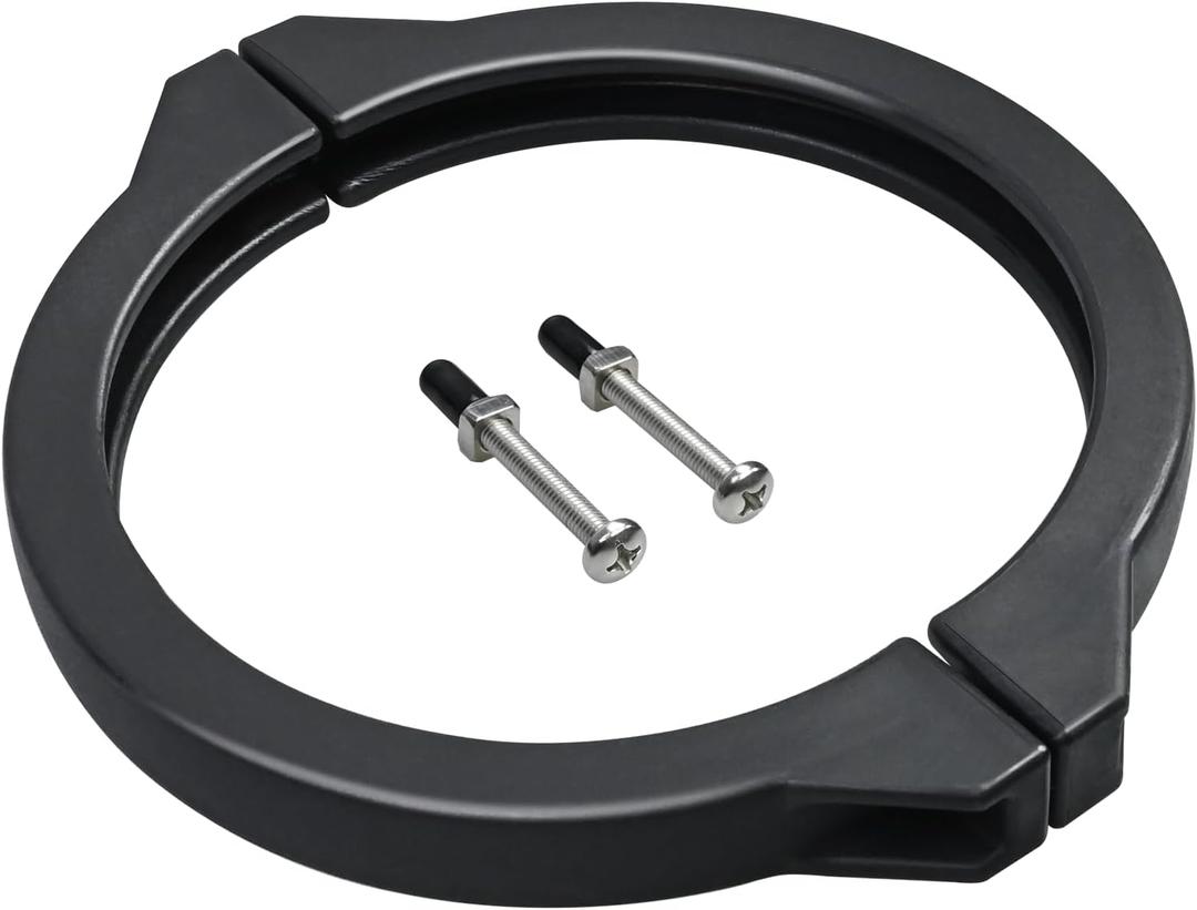 152165 & 1521656, 6-1/2-Inch Sand Filter Valve Clamp Assembly(with Screw and Nut Compatible with Pentairfor Six-Way 1-1/2 Inch HiFlow Valve; Sand Dollar(R) Filter Systems; Meteor Filter System