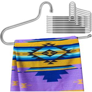 Quilt Hangers, 10 Packs Heavy Duty Hangers for Quilts, Comforters, Table Cloths, Towels (Extended Wide: 16.5 inches)