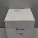 2 Pack 9 Inches Christmas White Sisal Fox Figurines Winter Decor Woodland Fox Desktop Centerpiece Rustic Forest Animals Tabletop Decoration Seasonal Gift