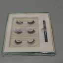 AscentLash Magnetic Eyelash Kit with Magnetic Eyelashes and Magnetic Eyeliner, Easy to Apply, No Glue Needed, Reusable, 50 wears, Faux Mink Eyelashes, Volume and Length - 3 Pairs (Astra Kit)