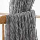 OWENIE Max Grey Pinch Pleated Sheer Curtains 84 Inches Long 2 Panels Set for Bedroom Living Room, Soft Airy Leaves Jacquard Clip Light Filtering Semi Sheer Drapes, Grey, 2Pcs, Each 54x84 Inch