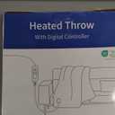 Heated Throw Blanket - Plush Thick Bubble Faux Fur Heated Blanket, Fast Heating Electric Blanket 6 Heating Levels & 4 Hours Auto-Off, Machine Washable, 50"x60", Oatmeal