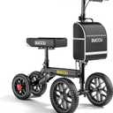 All Terrain Knee Scooter for Adults for Foot Injuries, 13" Knee Pad
300lbs Foldable Leg Knee Scooter, 11"PU Wheels, Storage Bag, Adjustable Height, , Crutch Alternative for Ankle Recovery