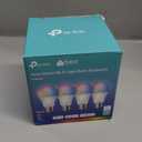 Kasa Smart Light Bulbs, Full Color Changing Dimmable Smart WiFi Bulbs Compatible with Alexa and Google Home, A19, 9W 800 Lumens,2.4Ghz only, No Hub Required, 4 Count (Pack of 1), Multicolor (KL125P4)