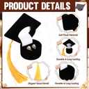 Dunzoom 12 Pcs Graduation Ring Box 2026 with 12 Pcs Greeting Cards Graduation Cap Jewelry Box, Proposal Gift for Her, Surprise Gift Idea Celebration Party Supplies