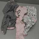 Gerber Baby Girls' 4 Pack Sleep 'N Play Footie (0-3 Months)