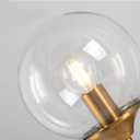 KCO Lighting Replacement Glass Globe Shade,Modern Clear Lampshade Glass Accessories for Pendant Wall Sconces (Clear)