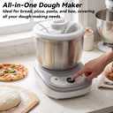 Dough Mixer with Fermentation Function, 5.3Qt Large Capacity Dough Maker for Bread, Pizza & Sourdough, Electric Dough Kneading Machine with Stainless Steel Bowl and Touch Control Panel