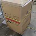 Manhattan Comfort Kingsley 30 Inch Mid Century Modern Bar Stools - Faux Leather Padded Seat, Classic Club Chair Design, Beech Wood Base with Footrest, Fully Assembled Barstools, Set of 2, Ivory