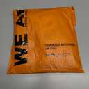 Denim Drawstring Backpack with Coin pouch, Large Money Dollar Sign Bucket Rucksack, Lightweight Sport Bags (Light Blue)