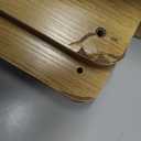 Apicizon 3 Tier End Table, Record Player Stand with Storage Shelf, Wooden Vinyl Record, Nightstand Bedside Table for Small Spaces, Bedroom, Living Room, Easy Assembly, Natural (1 Set)