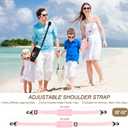 Initial Water Bottle Holder with Strap for Stanley Cup Accessories 40 oz Tumbler/Simple Modern Tumbler Bag, Water Bottle Carrier Bag with Strap for Men Women Gift Hiking, Travel, Camping, Walking Gym (Pink)