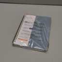 SUNEE 2026 Weekly & Monthly Planner 6.4"x8.5"- 12 Month (January 2026 - December 2026), Vegan Leather Cover, Pocket, Bookmark, Notes, Monthly Tab, Gray Blue