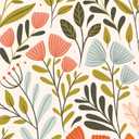 Floral Peel and Stick Wallpaper Colorful Boho Green Leaf Removable Contact Paper Modern Botanical Self Adhesive Wallpaper for Bedroom Living Room Drawers Cabinets 17.7in x 9.8ft