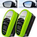 2Pcs Upgrade Automotive Oil Film Cleaning Brush, Oil Film Remover for Automotive Windows, Glass Coating Board for Windshield, Prevents Rain and Fog